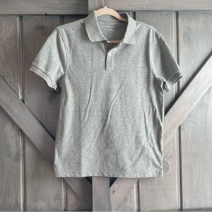 J crew gray polo top flex pique polo untucked Size small‎